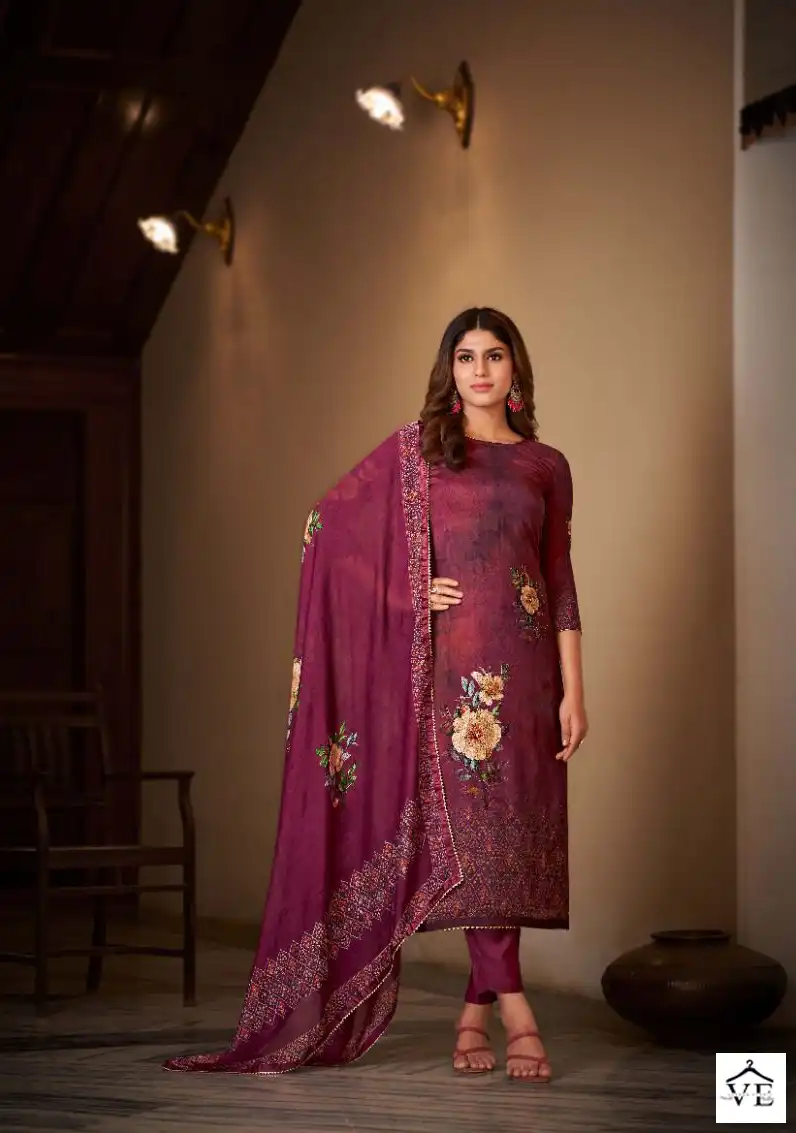 Sargam Hoor Pure Muslin Wholesale Salwar Suit Catalog — Wholesale Salwar Suits, MPA wholesale from Surat - Gallery Image 4
