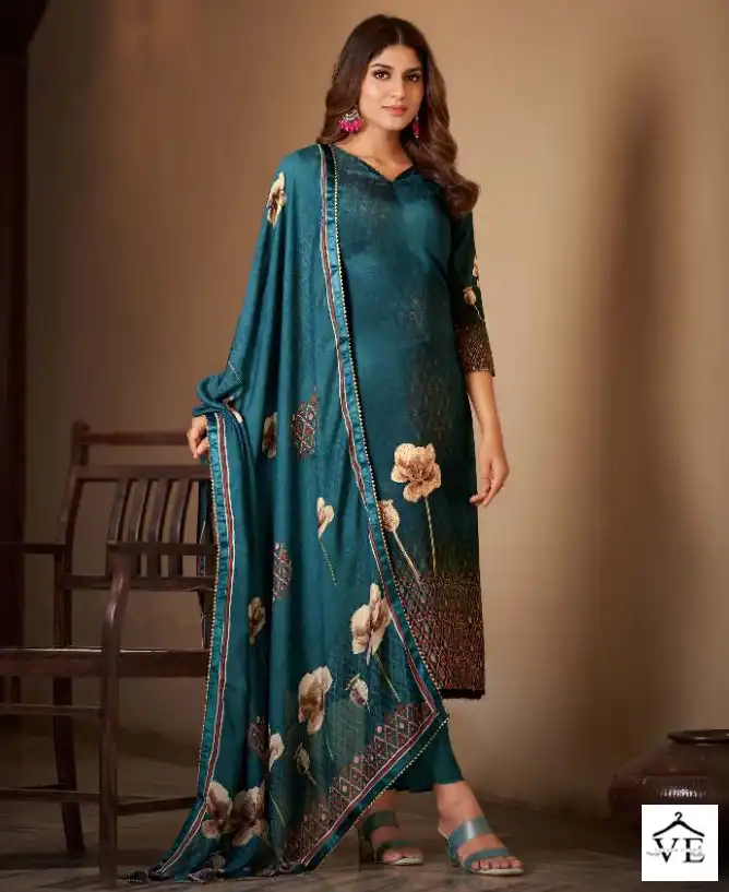 Sargam Hoor Pure Muslin Wholesale Salwar Suit Catalog — Wholesale Salwar Suits, MPA wholesale from Surat — view 1