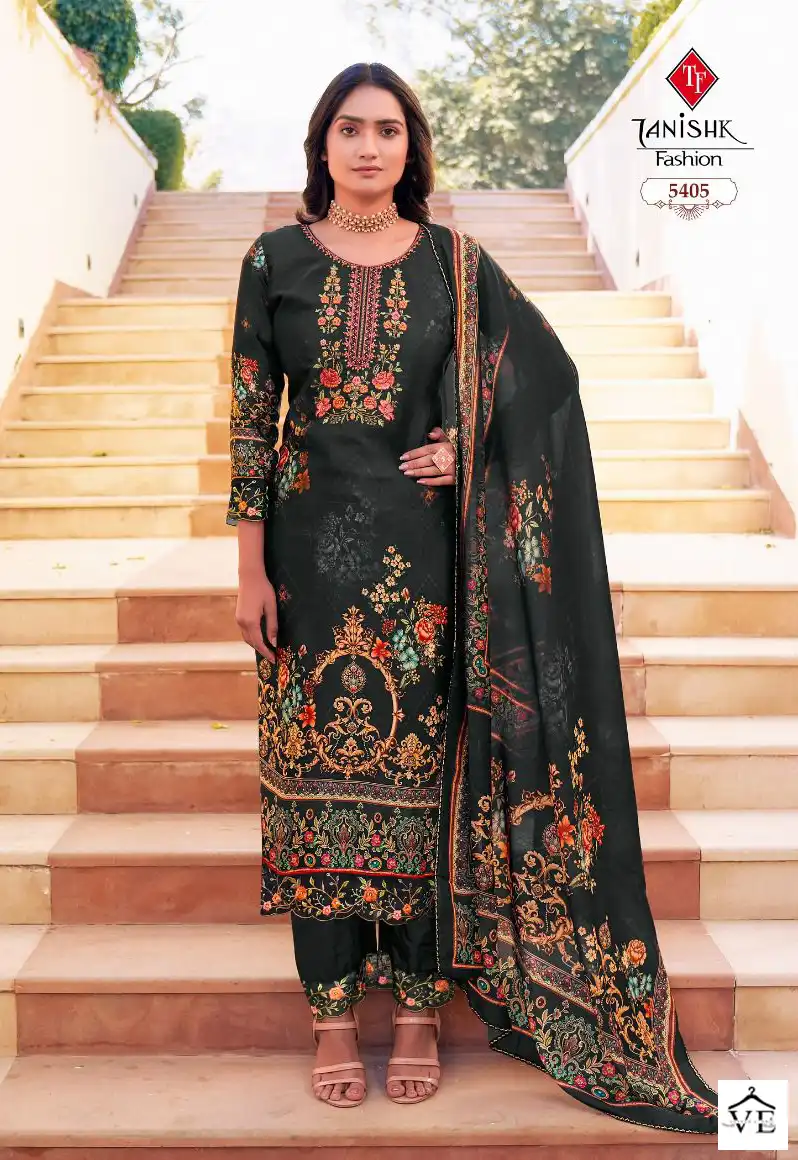 Tanishk Ibadat Cameric Cotton Wholesale Salwar Suit Catalog — Wholesale Salwar Suits, MPA wholesale from Surat - Gallery Image 4