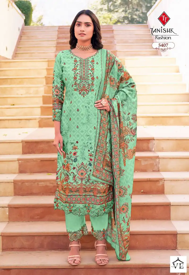 Tanishk Ibadat Cameric Cotton Wholesale Salwar Suit Catalog — Wholesale Salwar Suits, MPA wholesale from Surat - Gallery Image 2