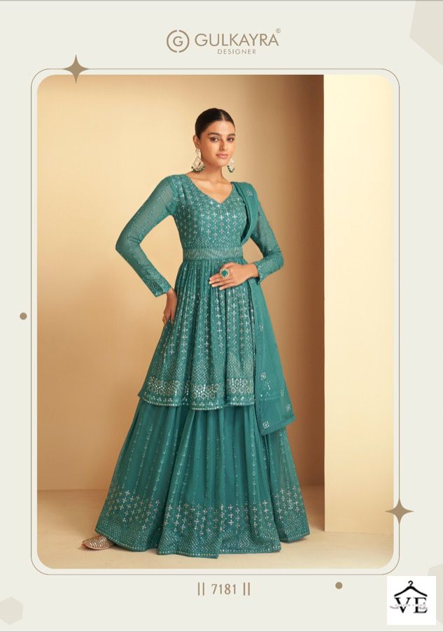 Gulkayra Imlie Real Georgette Wholesale Designer Readymade Salwar Suit Catalog — Wholesale Salwar Suits, MPA wholesale from Surat - Gallery Image 3