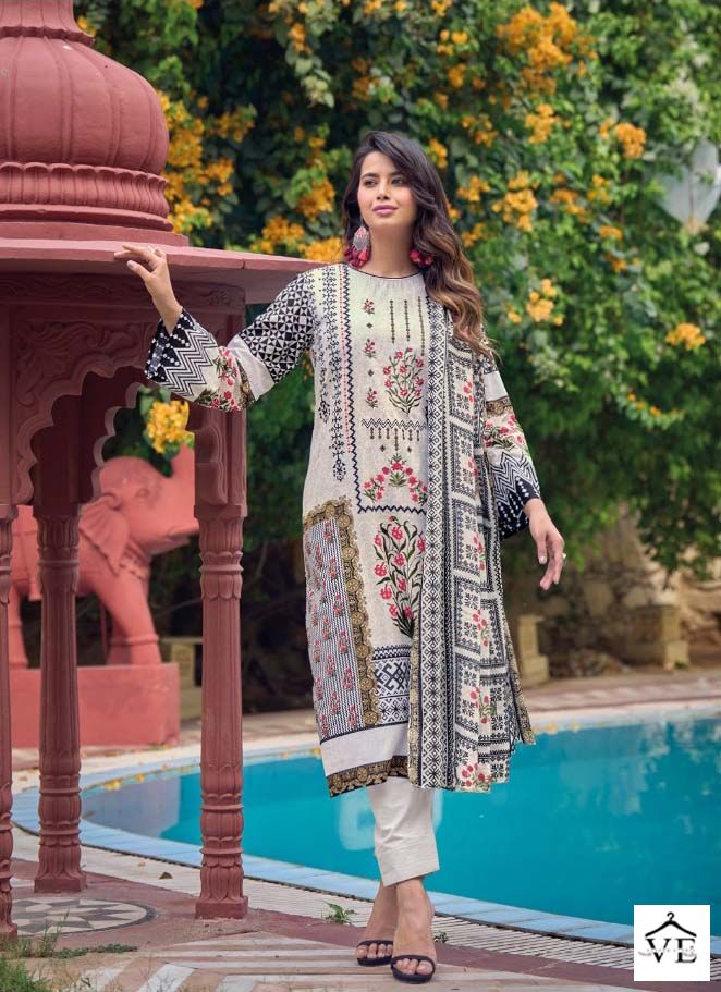 Aqsa Imperial Cambric Wholesale Pakistani Salwar Suit Catalog — Wholesale Salwar Suits, MPA wholesale from Surat — view 4