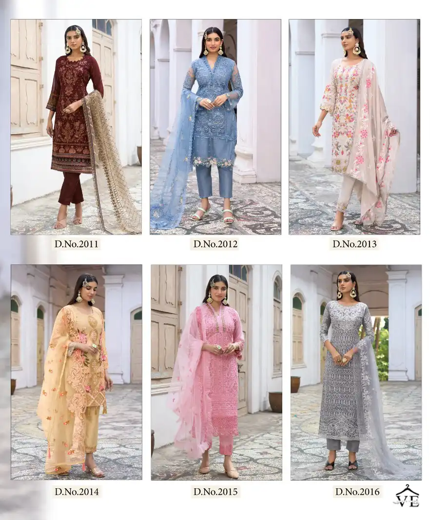 Sabah Inayat Heavy Faux Georgette Wholesale Pakistani Suits Catalog - Image 7