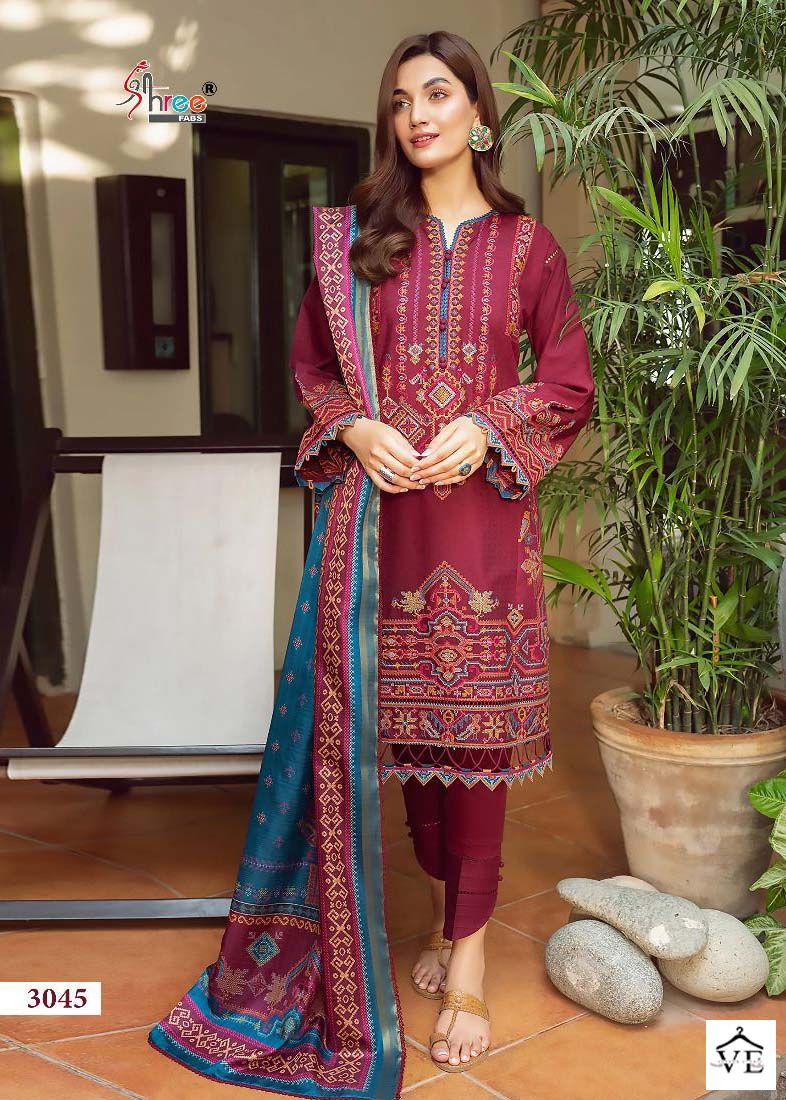 Shree Fabs Iris Lawn Ss 23 Lawn Cotton Wholesale Pakistani Salwar Suit Catalog — Wholesale Salwar Suits, MPA wholesale from Surat - Gallery Image 3