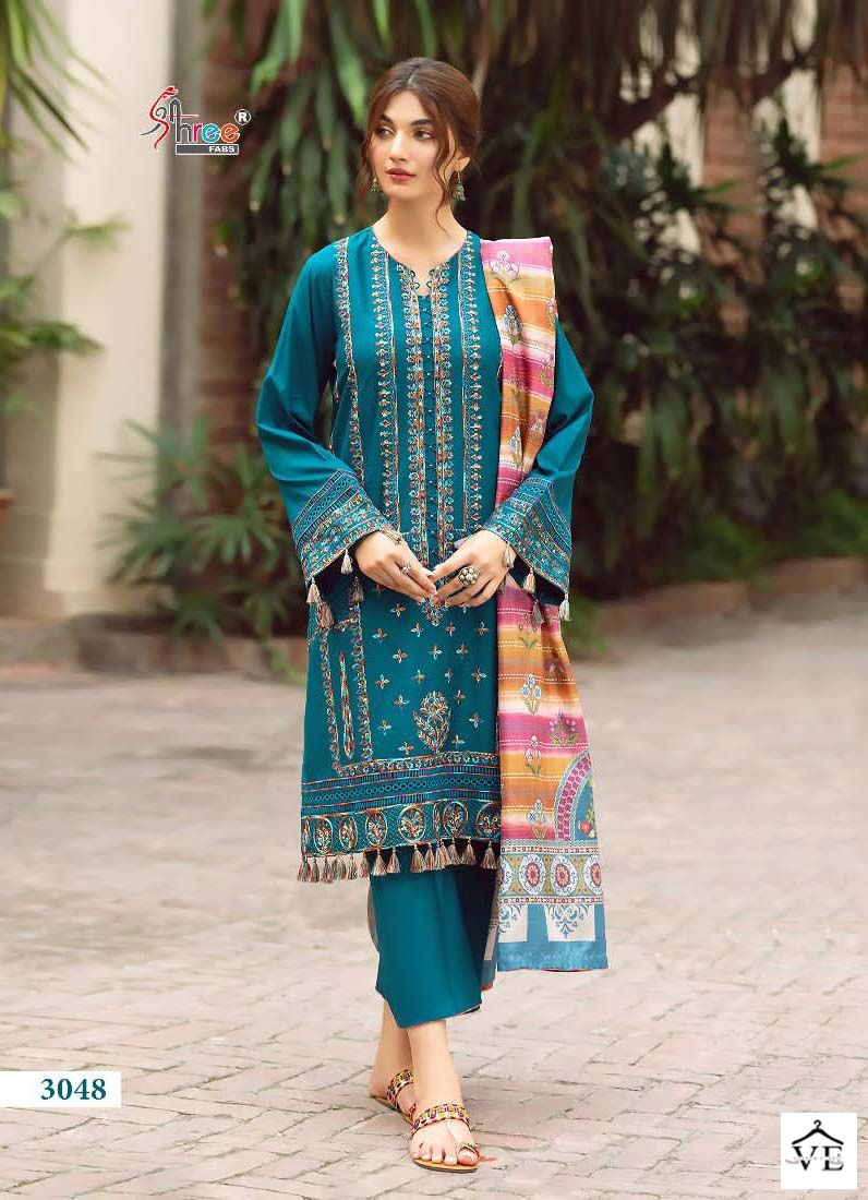 Shree Fabs Iris Lawn Ss 23 Lawn Cotton Wholesale Pakistani Salwar Suit Catalog — Wholesale Salwar Suits, MPA wholesale from Surat - Gallery Image 5