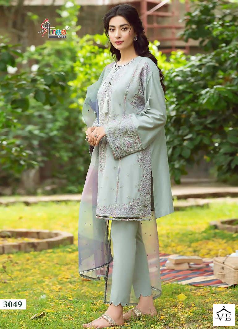 Shree Fabs Iris Lawn Ss 23 Lawn Cotton Wholesale Pakistani Salwar Suit Catalog — Wholesale Salwar Suits, MPA wholesale from Surat - Gallery Image 6