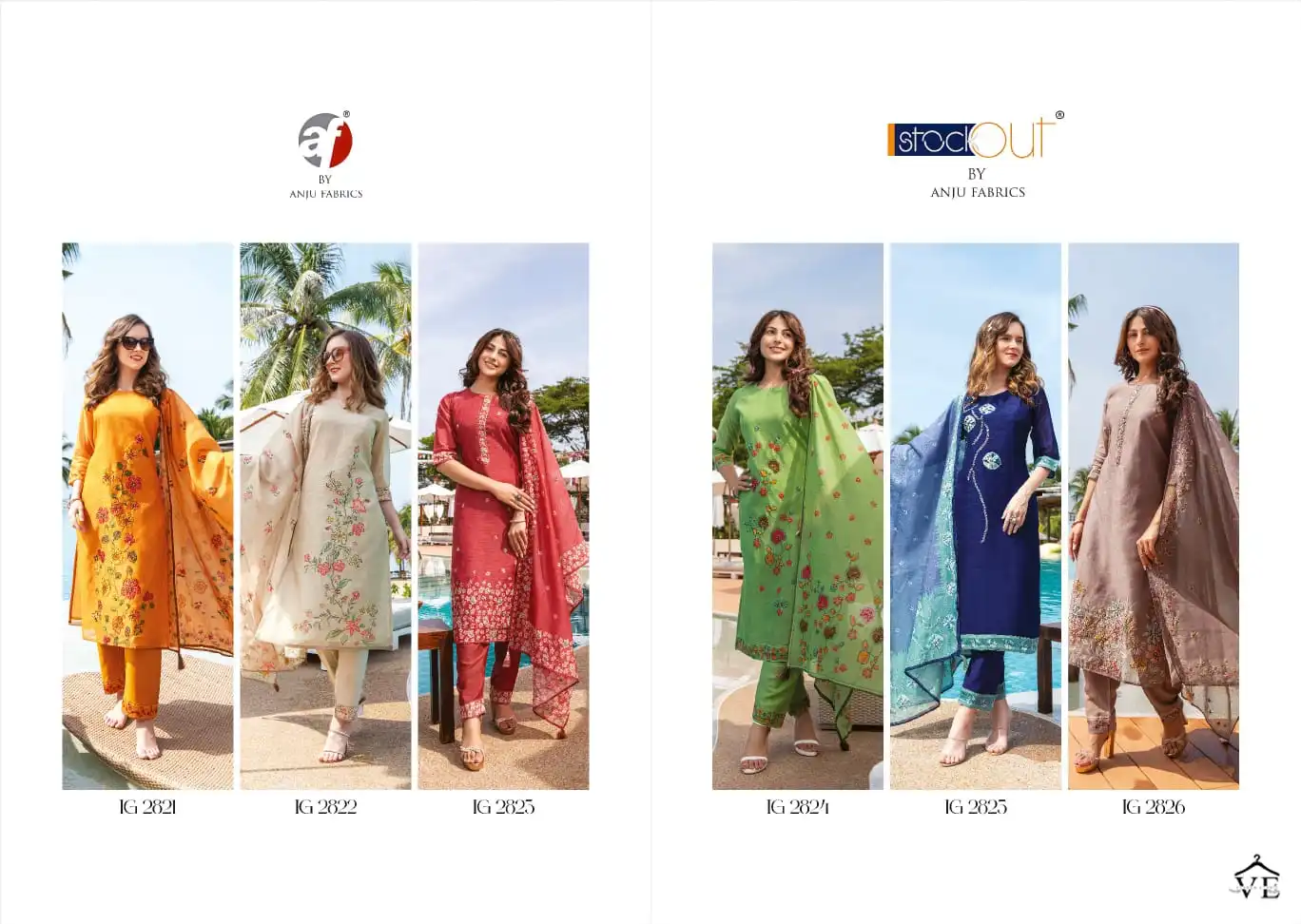 Anju Fabrics Instagirl Vol 4 Pure Modal Silk Wholesale Readymade Salwar Suit Catalog — Wholesale Salwar Suits, MPA wholesale from Surat — view 7
