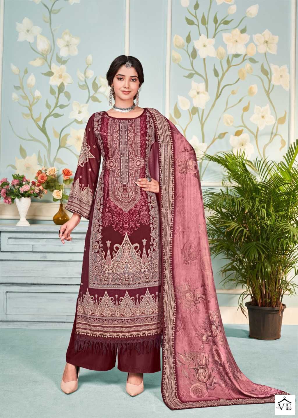 Brij Iyana Muslin Wholesale Pakistani Salwar Suit Catalog — Wholesale Salwar Suits, MPA wholesale from Surat - Gallery Image 2