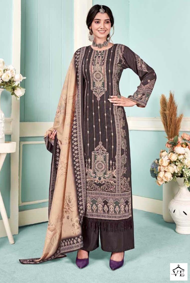 Brij Iyana Muslin Wholesale Pakistani Salwar Suit Catalog — Wholesale Salwar Suits, MPA wholesale from Surat - Gallery Image 4
