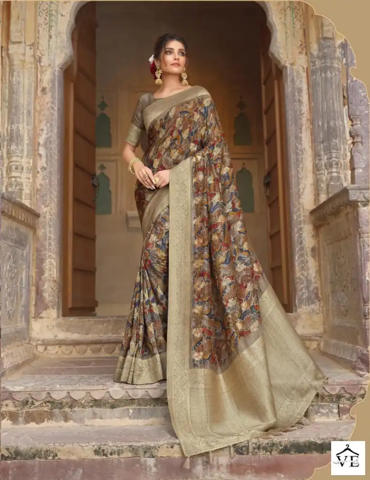 Joh Rivaaj Jabira Fancy Wholesale Saree Catalog — Wholesale Sarees, MPA wholesale from Surat — view 11