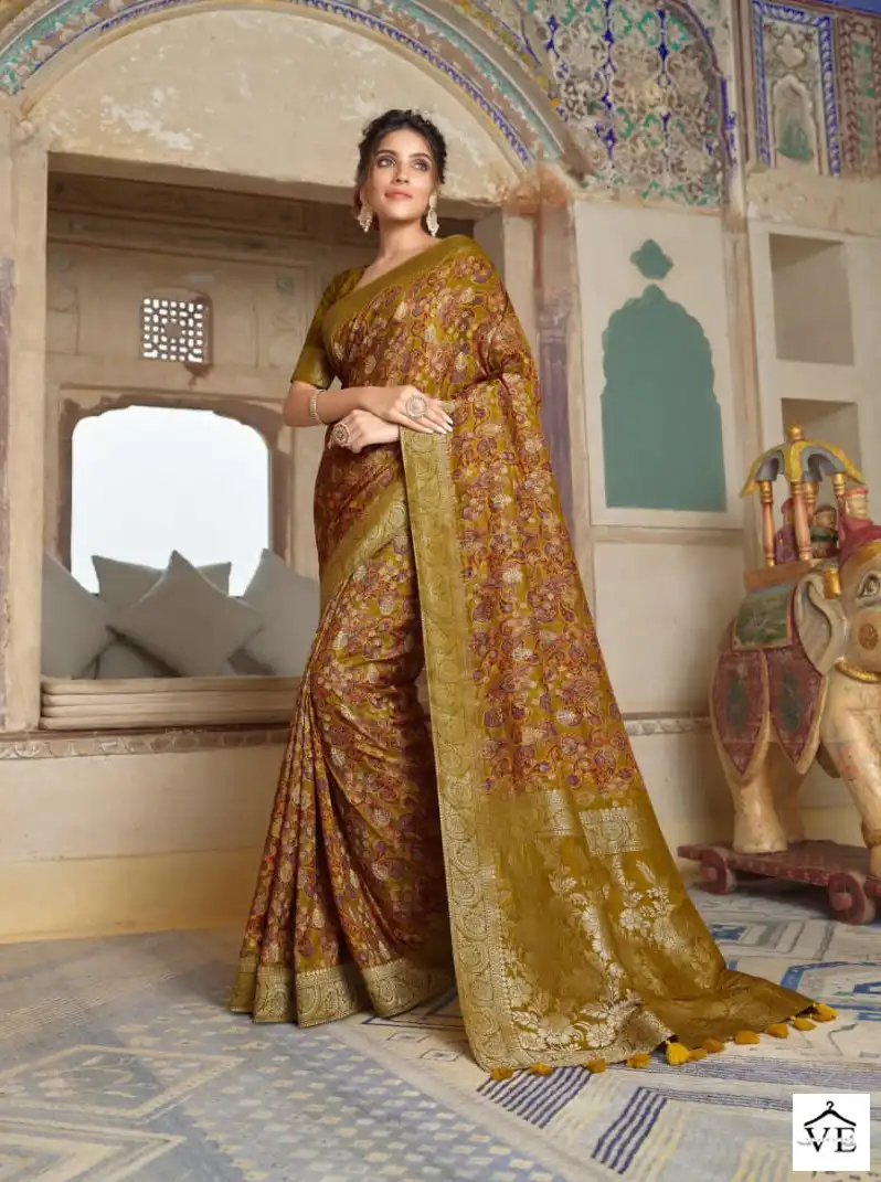 Joh Rivaaj Jabira Fancy Wholesale Saree Catalog — Wholesale Sarees, MPA wholesale from Surat — view 2