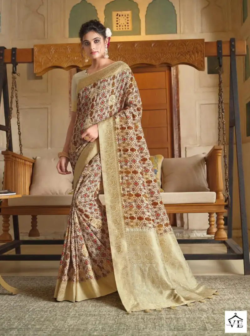 Joh Rivaaj Jabira Fancy Wholesale Saree Catalog — Wholesale Sarees, MPA wholesale from Surat — view 7