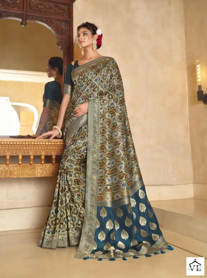 Joh Rivaaj Jabira Fancy Wholesale Saree Catalog — Wholesale Sarees, MPA wholesale from Surat — view 8
