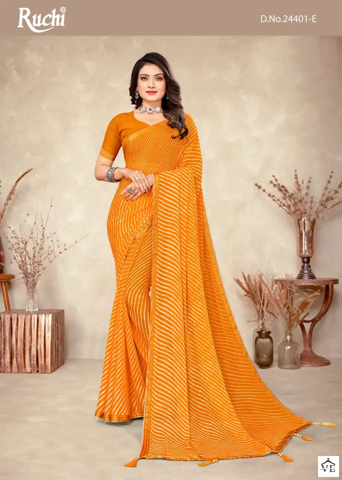 Ruchi Sarees Jalpari Vol -4 Chiffon Wholesale Saree Catalog — Wholesale Sarees, MPA wholesale from Surat - Gallery Image 4