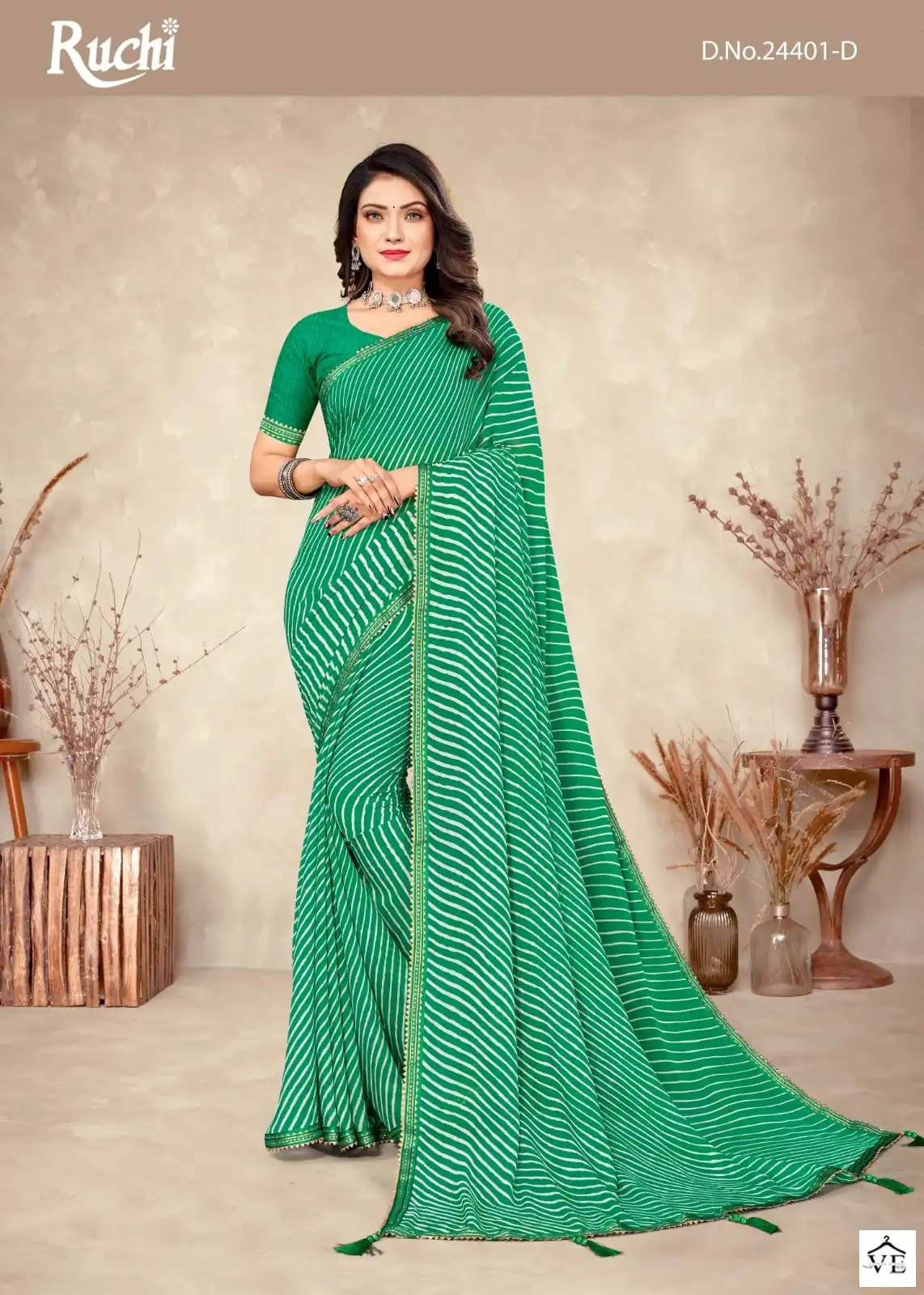 Ruchi Sarees Jalpari Vol -4 Chiffon Wholesale Saree Catalog — Wholesale Sarees, MPA wholesale from Surat - Gallery Image 5