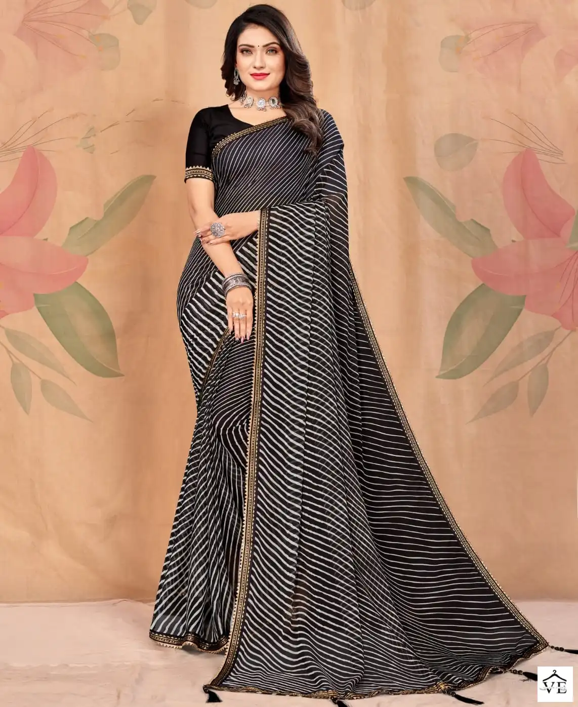 Ruchi Sarees Jalpari Vol -5 Chiffon Wholesale Saree Catalog — Wholesale Sarees, MPA wholesale from Surat — view 1