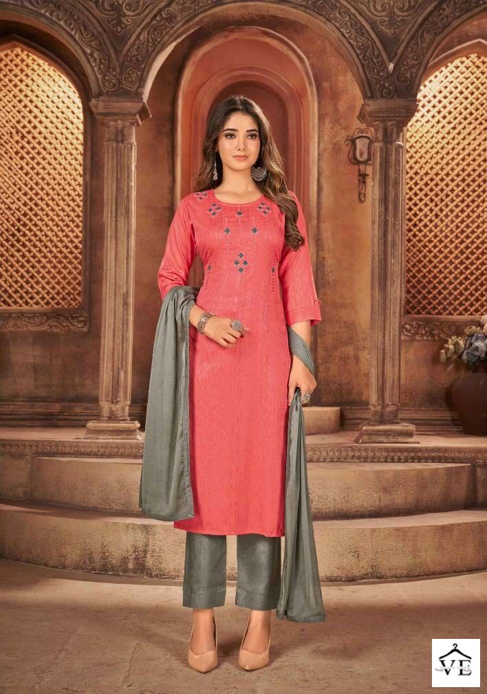 Kalaroop Kajree Fashion Jigni Rayon Wholesale Readymade Salwar Suit Catalog — Wholesale Salwar Suits, MPA wholesale from Surat - Gallery Image 4