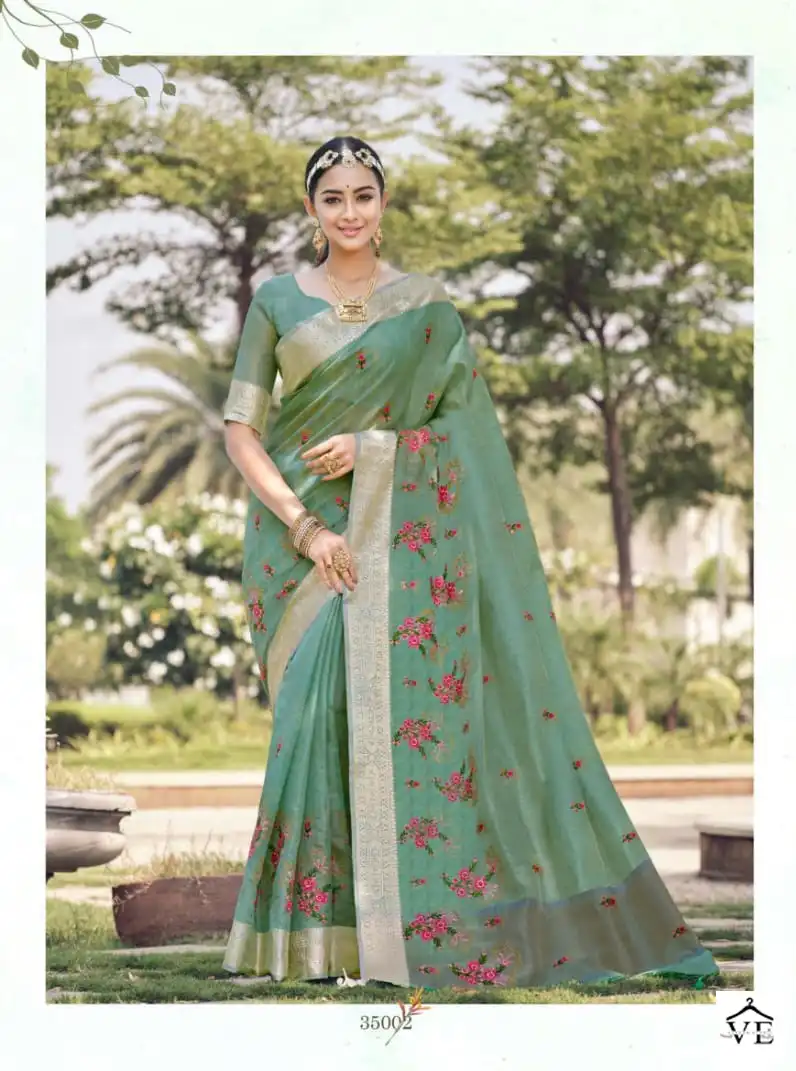 Joh Rivaaj Jihana Fancy Wholesale Saree Catalog — Wholesale Sarees, MPA wholesale from Surat — view 4