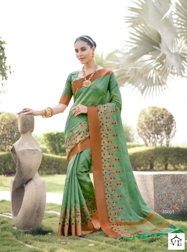 Joh Rivaaj Jihana Fancy Wholesale Saree Catalog — Wholesale Sarees, MPA wholesale from Surat — view 13