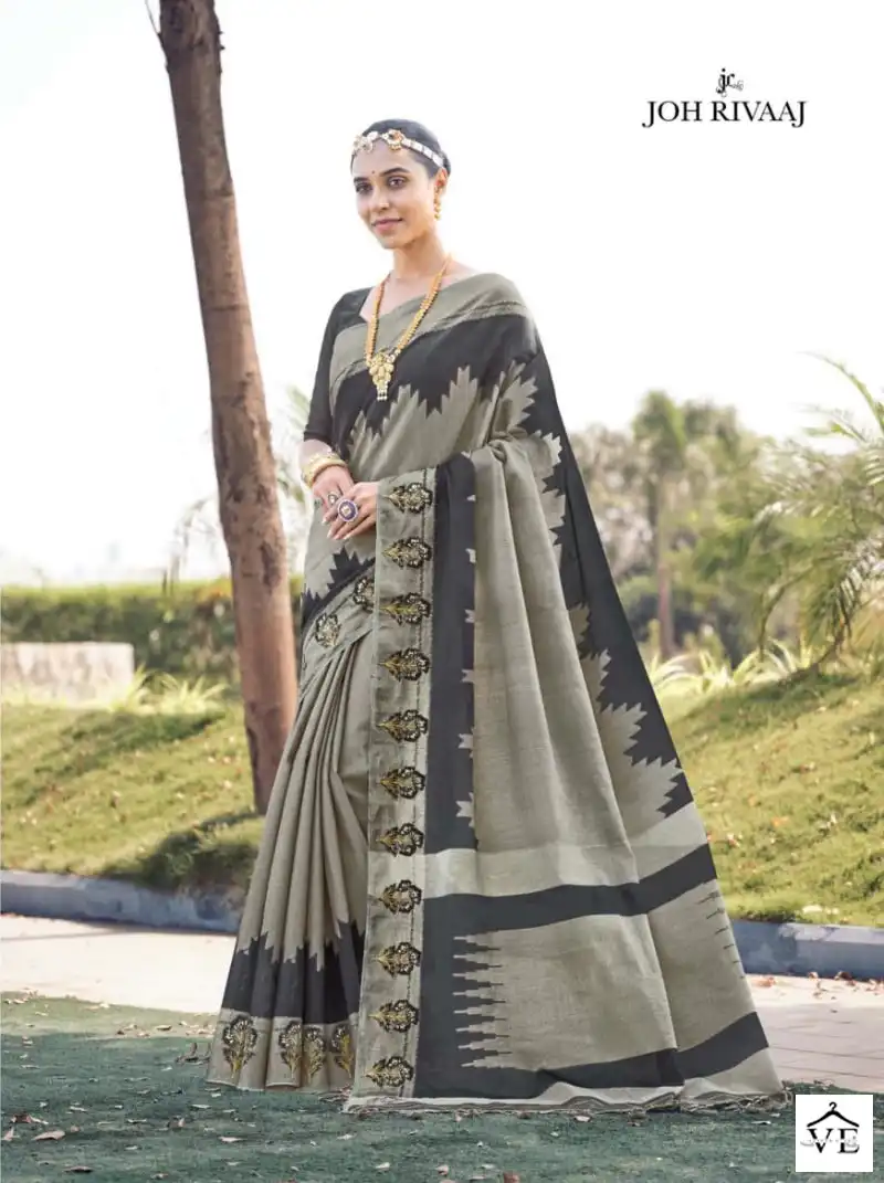 Joh Rivaaj Jihana Fancy Wholesale Saree Catalog — Wholesale Sarees, MPA wholesale from Surat — view 2