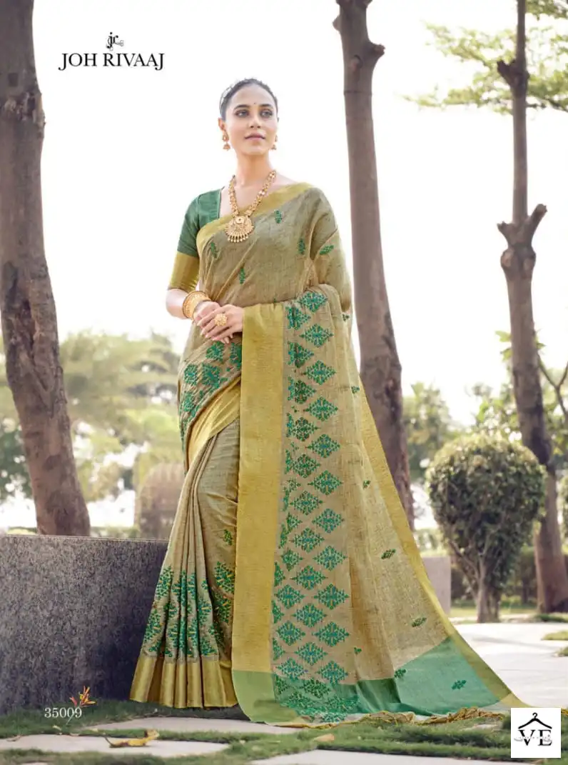 Joh Rivaaj Jihana Fancy Wholesale Saree Catalog — Wholesale Sarees, MPA wholesale from Surat — view 9