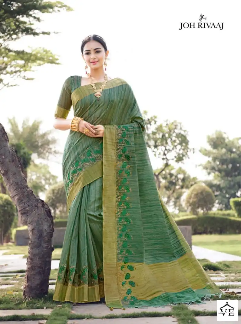 Joh Rivaaj Jihana Fancy Wholesale Saree Catalog — Wholesale Sarees, MPA wholesale from Surat — view 10