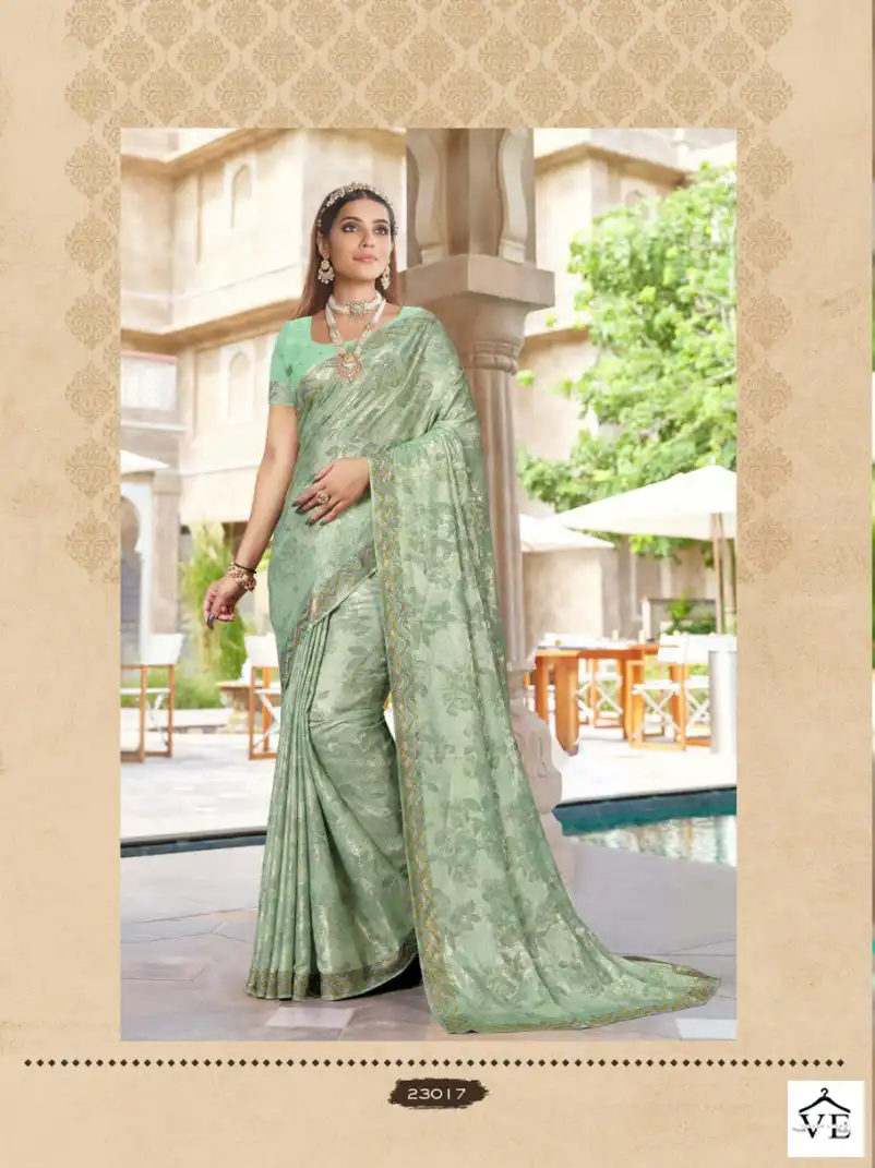 Joh Rivaaj Joshitha Fancy Wholesale Saree Catalog — Wholesale Sarees, MPA wholesale from Surat — view 9
