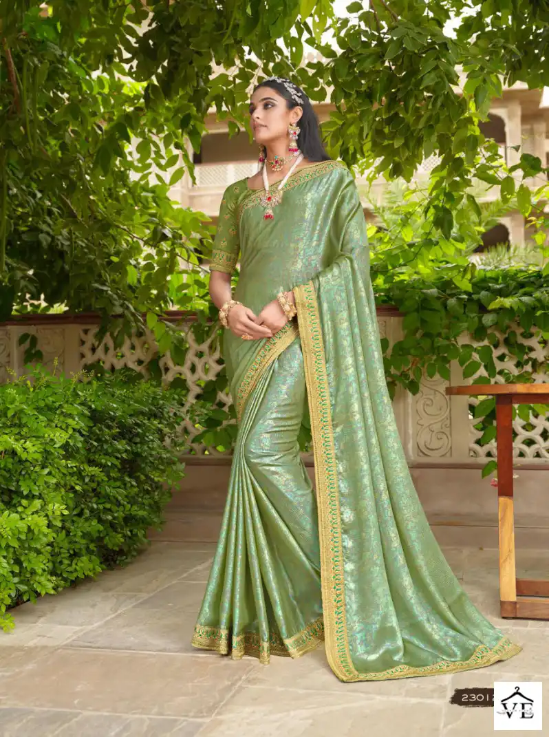 Joh Rivaaj Joshitha Fancy Wholesale Saree Catalog — Wholesale Sarees, MPA wholesale from Surat — view 4