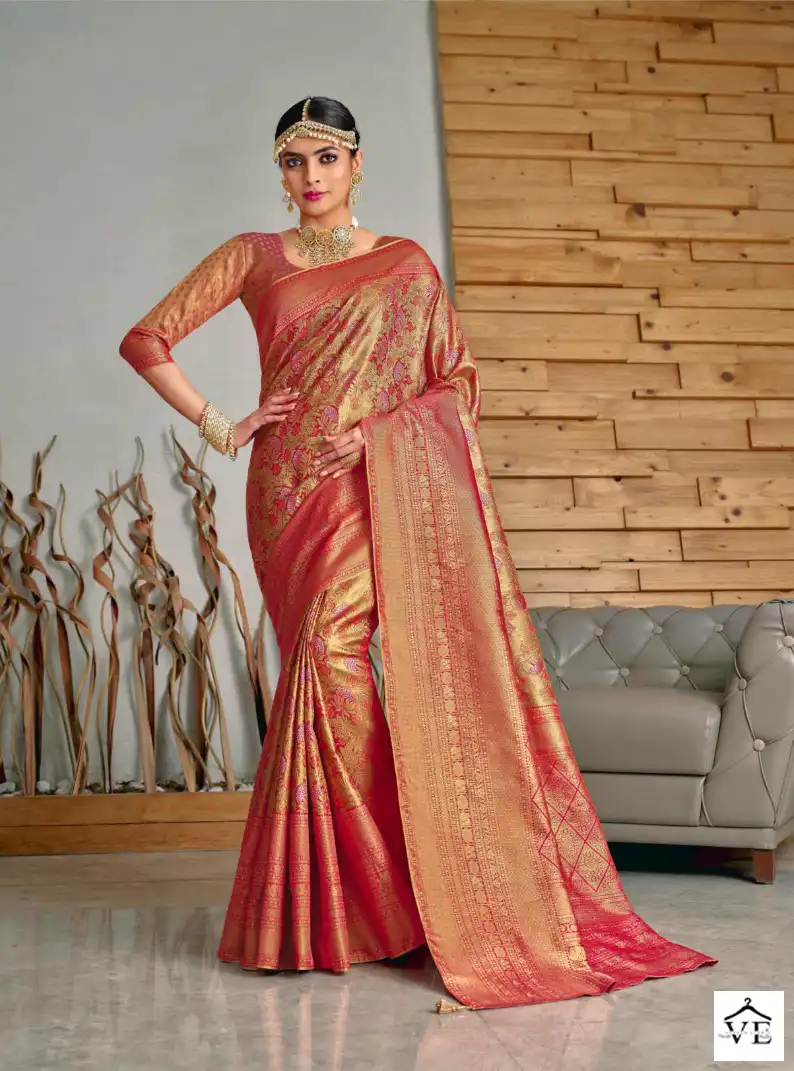 Joh Rivaaj Jullisa Fancy Wholesale Saree Catalog — Wholesale Sarees, MPA wholesale from Surat — view 3