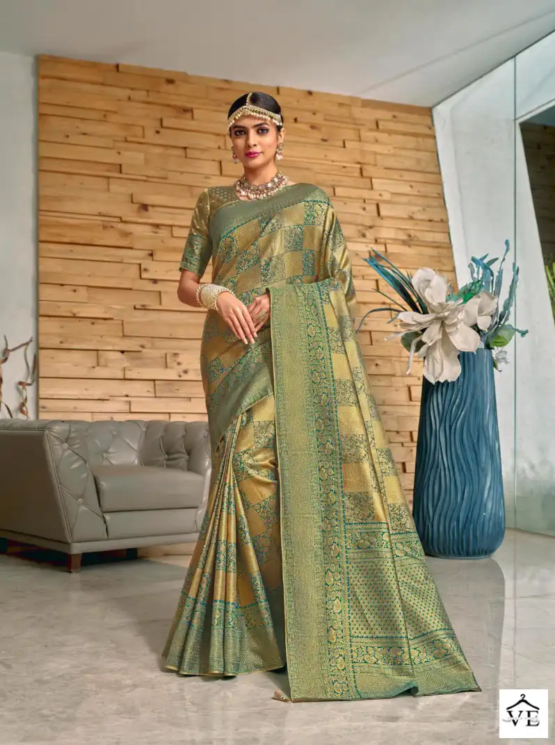 Joh Rivaaj Jullisa Fancy Wholesale Saree Catalog — Wholesale Sarees, MPA wholesale from Surat — view 4