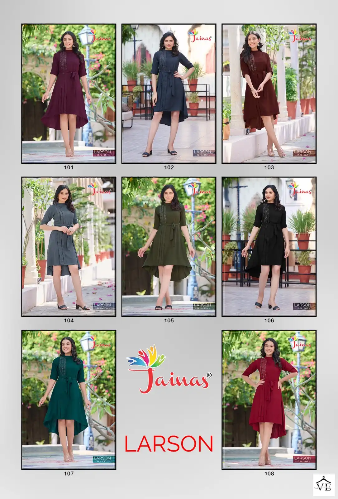 Jainas Larson Imported Wholesale Tunics Catalog — Wholesale Kurtis, MPA wholesale from Surat — view 10
