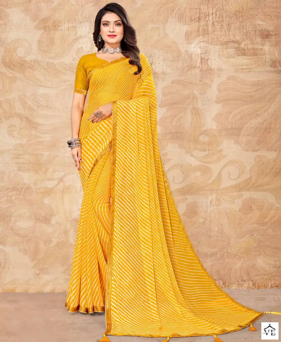 Ruchi Sarees Jalpari 6 Chiffon Wholesale Saree Catalog — Wholesale Sarees, MPA wholesale from Surat — view 1