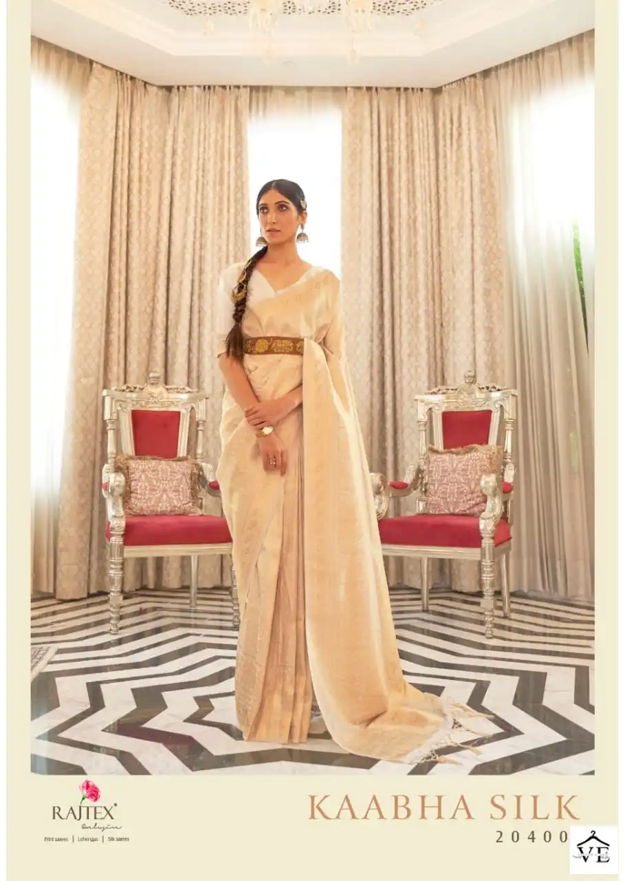 Rajtex Kaabha Silk Handloom Weaving Wholesale Saree Catalog — Wholesale Sarees, MPA wholesale from Surat - Gallery Image 6