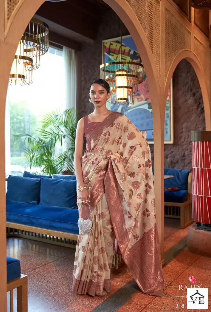 Rajtex Kadvika Silk Himmer Organza Wholesale Saree Catalog — Wholesale Sarees, MPA wholesale from Surat - Gallery Image 3