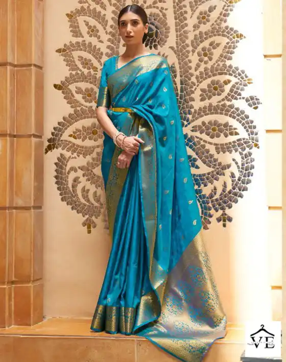 Rajtex Kalandi Silk Self Kanjivaram Weaving Wholesale Saree Catalog — Wholesale Sarees, MPA wholesale from Surat — view 1