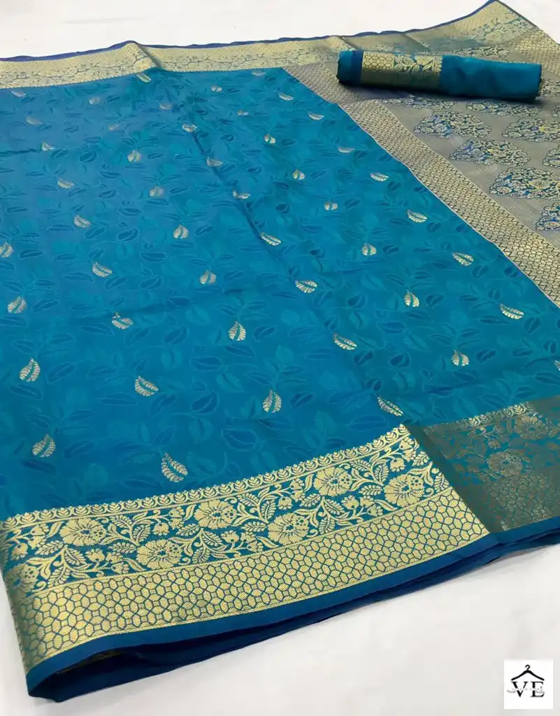 Rajtex Kalandi Silk Self Kanjivaram Weaving Wholesale Saree Catalog — Wholesale Sarees, MPA wholesale from Surat - Gallery Image 11