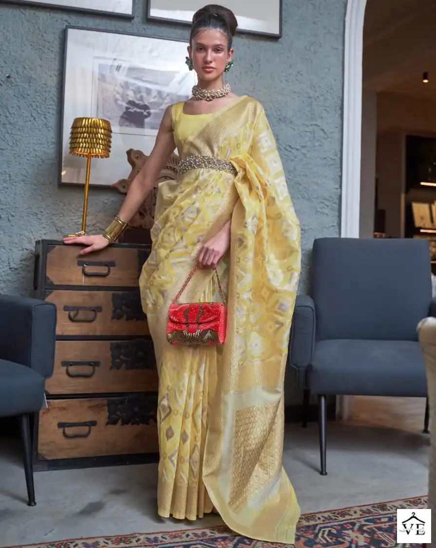 Raj Tex Kapas Linen Linen Wholesale Saree Catalog — Wholesale Sarees, MPA wholesale from Surat — view 1