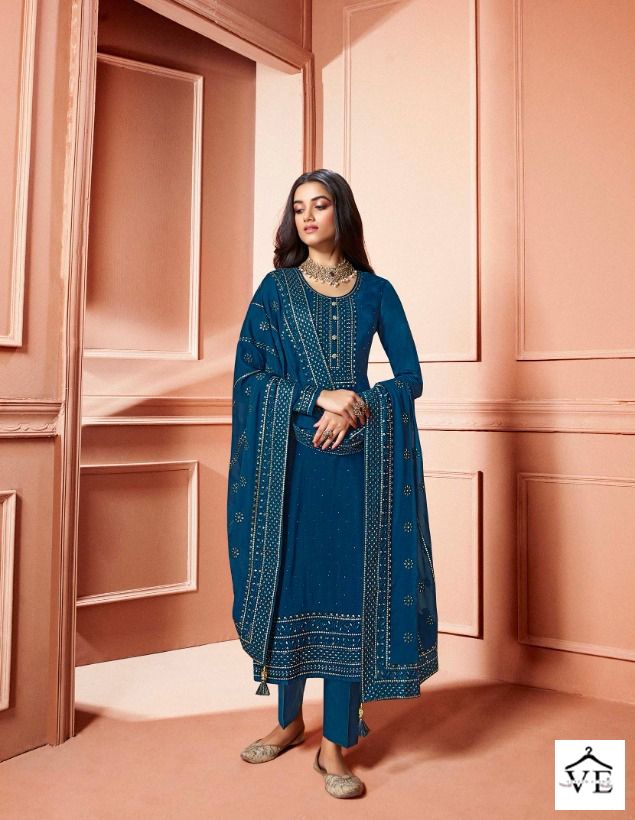 Vinay Fashion Kaseesh -Safeena Dola Wholesale Designer Salwar Suit Catalog — Wholesale Salwar Suits, MPA wholesale from Surat — view 2