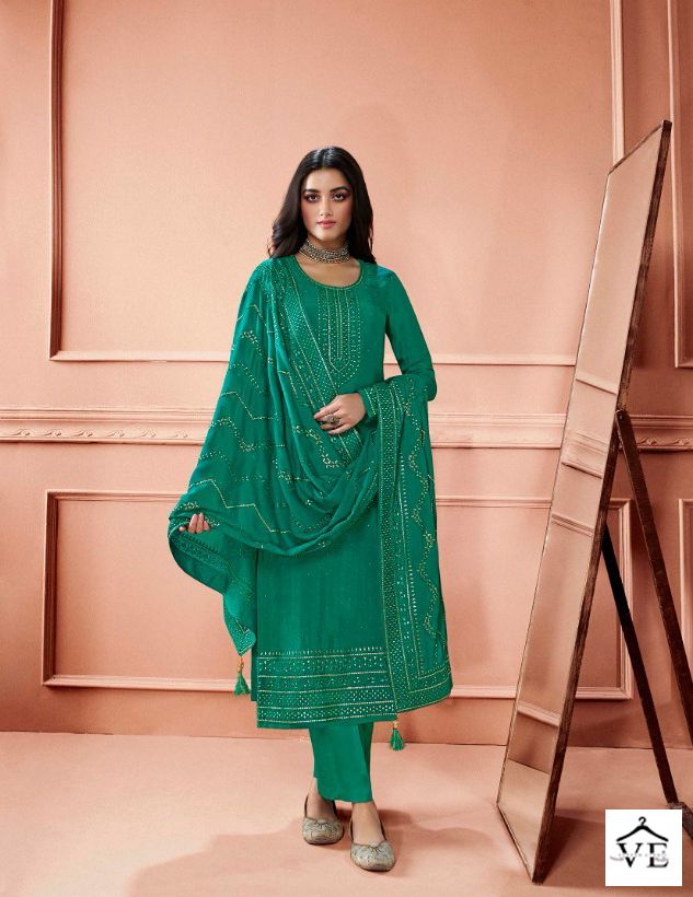 Vinay Fashion Kaseesh -Safeena Dola Wholesale Designer Salwar Suit Catalog — Wholesale Salwar Suits, MPA wholesale from Surat — view 3