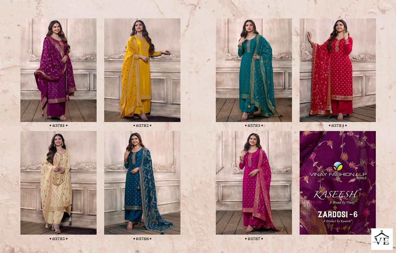 Vinay Fashion  Zoya Digital Print With Swaroski Diamond Jacquard Wholesale Designer Salwar Suit Catalog — Wholesale Salwar Suits, MPA wholesale from Surat — view 8