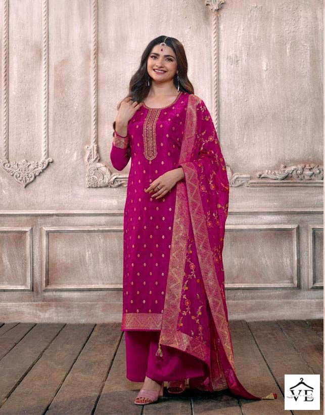 Vinay Fashion Zoya Digital Print With Swaroski Diamond Jacquard Wholesale Designer Salwar Suit Catalog — Wholesale Salwar Suits, MPA wholesale from Surat - Gallery Image 3