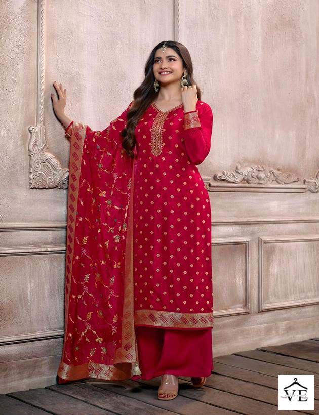 Vinay Fashion Zoya Digital Print With Swaroski Diamond Jacquard Wholesale Designer Salwar Suit Catalog — Wholesale Salwar Suits, MPA wholesale from Surat - Gallery Image 4
