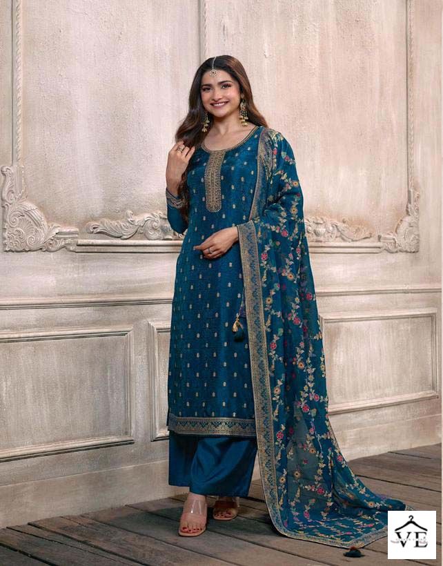 Vinay Fashion Zoya Digital Print With Swaroski Diamond Jacquard Wholesale Designer Salwar Suit Catalog — Wholesale Salwar Suits, MPA wholesale from Surat - Gallery Image 6