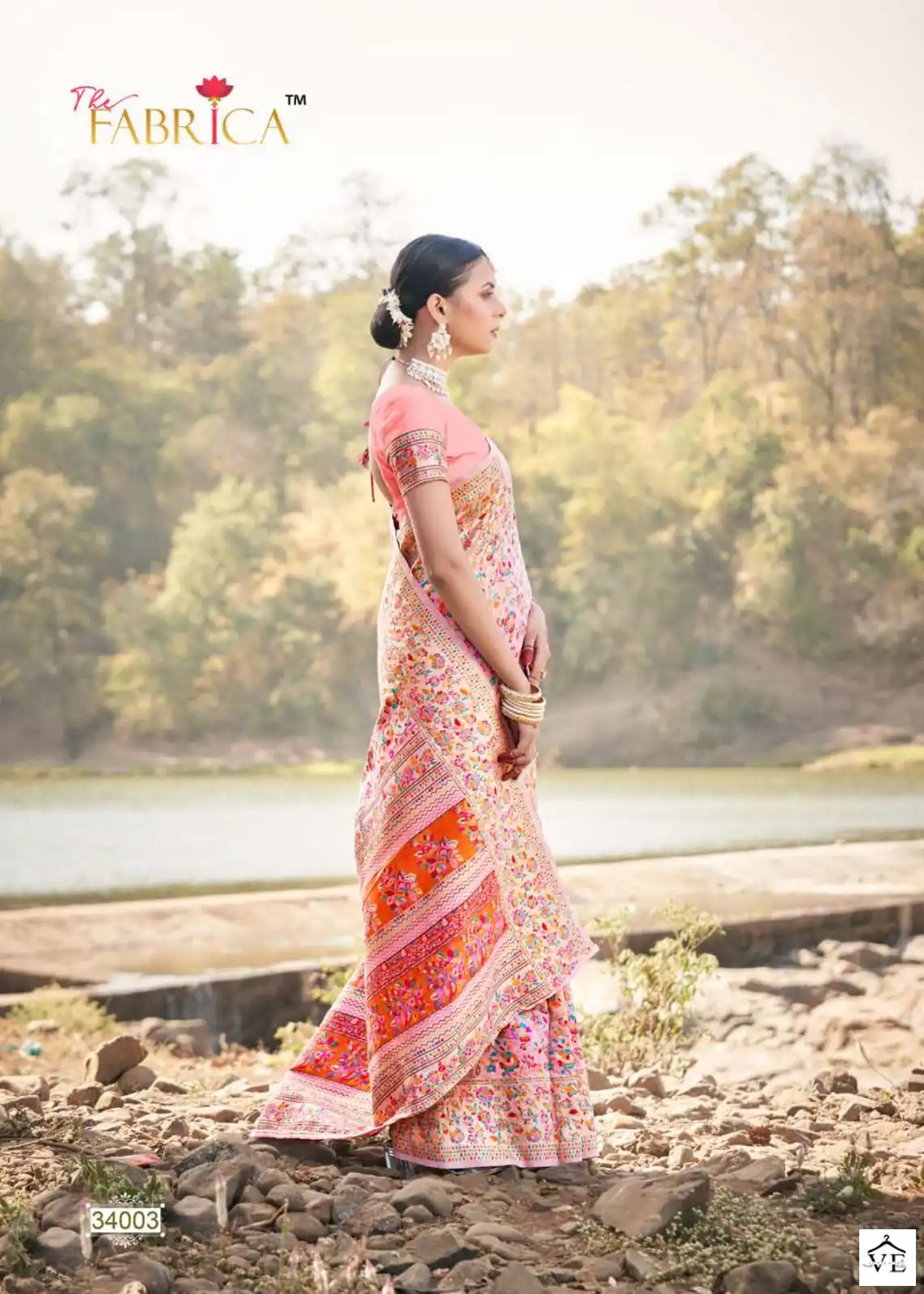 The Fabrica Kashmiri Vol 1 Pure Kashmiri Modal Weaving Wholesale Saree Catalog — Wholesale Sarees, MPA wholesale from Surat - Gallery Image 5