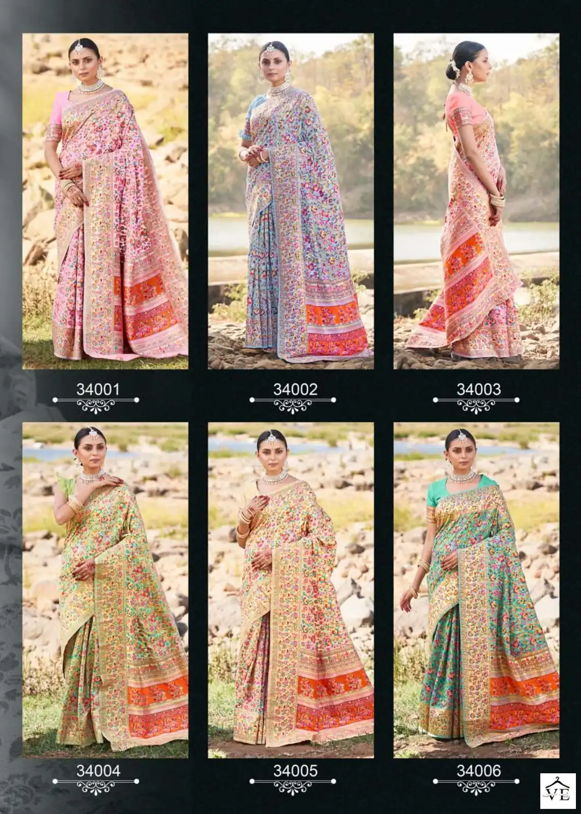 The Fabrica Kashmiri Vol 1 Pure Kashmiri Modal Weaving Wholesale Saree Catalog — Wholesale Sarees, MPA wholesale from Surat — view 6