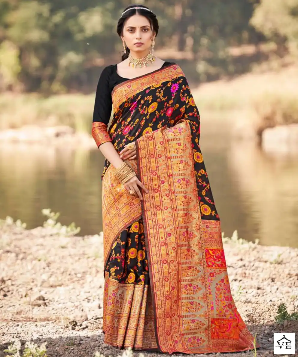 The Fabrica Kashmiri Vol 2 Pure Kashmiri Modal Weaving Wholesale Saree Catalog — Wholesale Sarees, MPA wholesale from Surat — view 1
