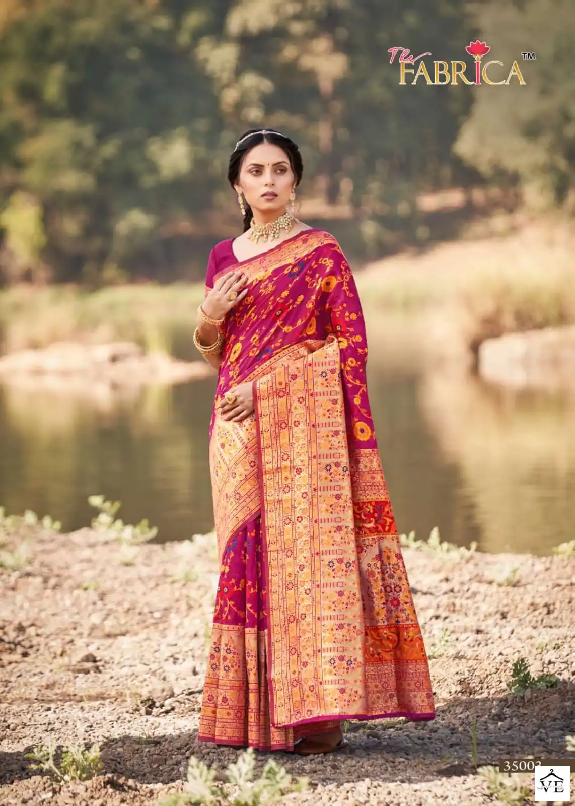 The Fabrica Kashmiri Vol 2 Pure Kashmiri Modal Weaving Wholesale Saree Catalog — Wholesale Sarees, MPA wholesale from Surat - Gallery Image 2