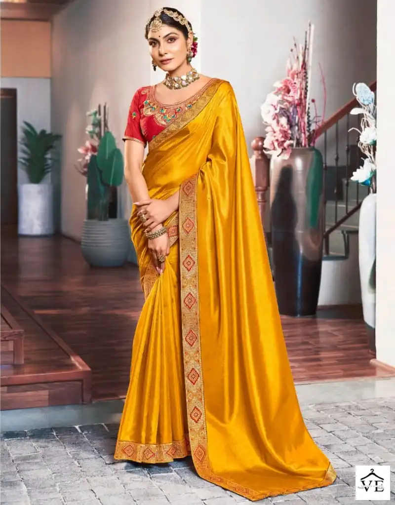Saumya Kasturi Faux Georgette Wholesale Saree Catalog — Wholesale Sarees, MPA wholesale from Surat — view 1