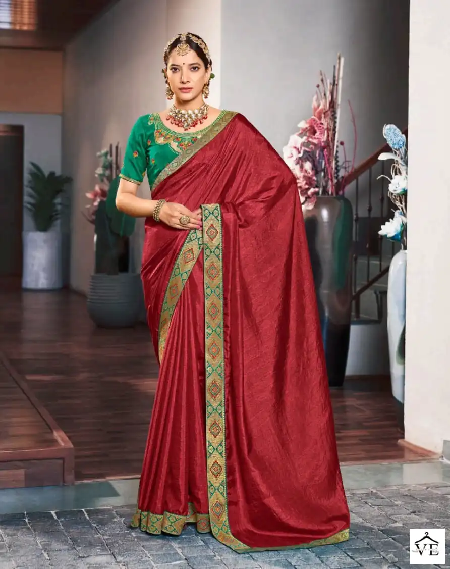 Saumya Kasturi Faux Georgette Wholesale Saree Catalog — Wholesale Sarees, MPA wholesale from Surat - Gallery Image 2