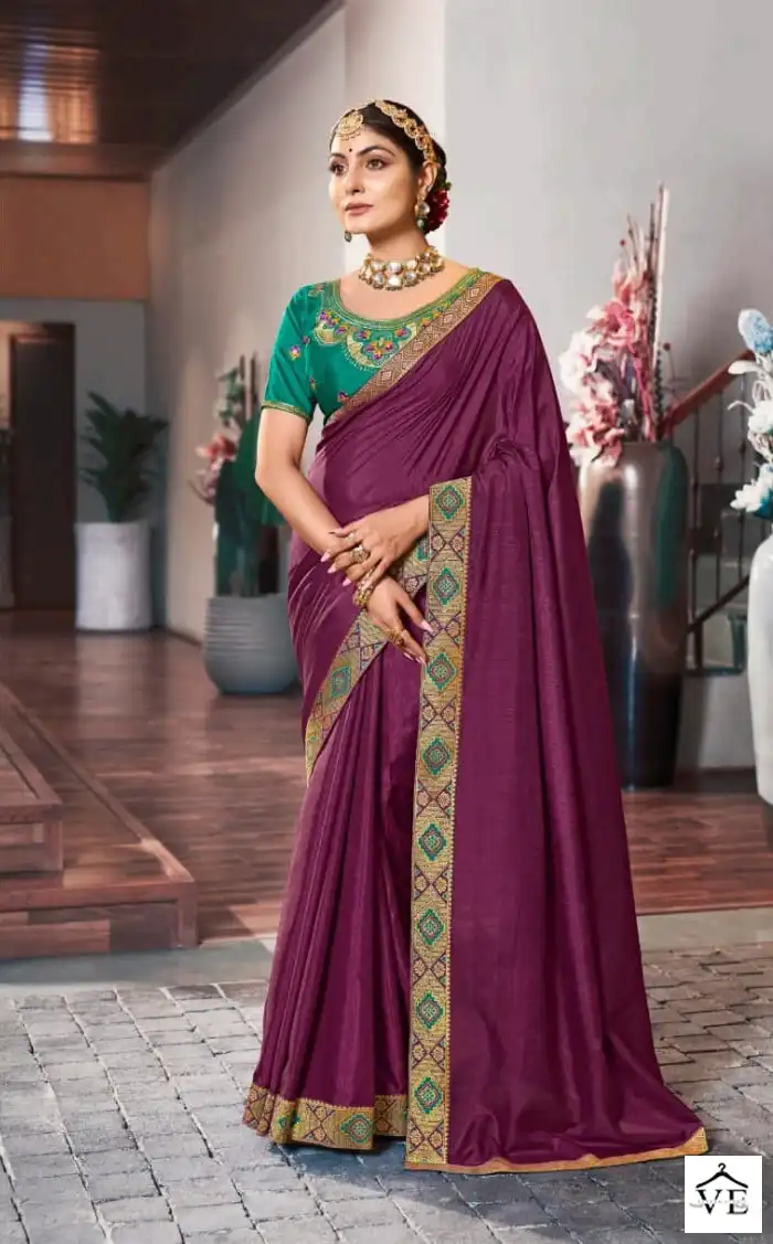 Saumya Kasturi Faux Georgette Wholesale Saree Catalog — Wholesale Sarees, MPA wholesale from Surat - Gallery Image 3